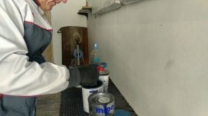 Мерседес W124 колеровка грунта наполнителя в цвет под завод