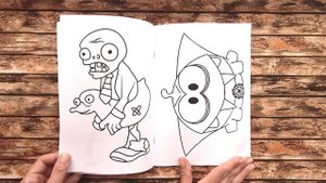 Обзор раскраски Зомби против вампиров