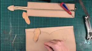 Making a Leather women's bags. Процесс изготовления женской сумки из кожи.