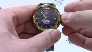 Часы Восток Командирские 819453 - видео обзор наручных часов с гербом России | Watch-Forum.RU