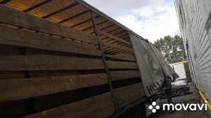 Полуприцеп KRONE открытие крыши и боков