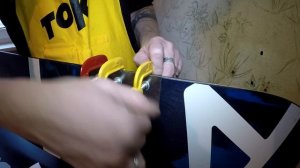 Ремонт сломаного сердечника и скользящей поверхности у сноуборда!