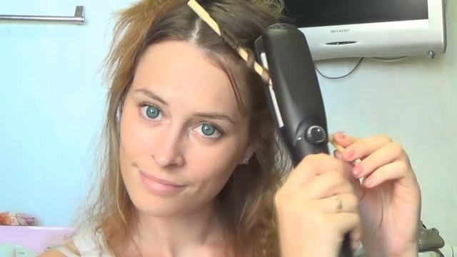МЕЛКИЕ КУДРИ с помощью УТЮЖКА и КАРАНДАША)