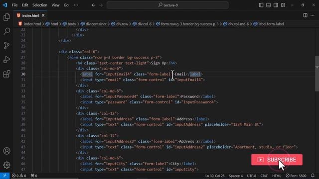 Bootstrap Form Layout With Validation | Get Knowledge