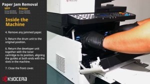 KYOCERA Paper Jam Removal (Ecosys M2540dn, Ecosys M2640idw, Ecosys P2040dn, Ecosys P2040dw)