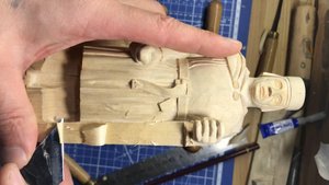 Шахматный КОРОЛЬ  1 часть KING 1 part (Резьба по дереву)