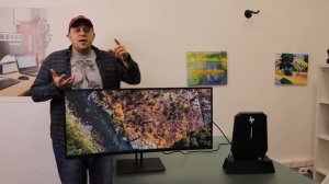 Изогнутый монитор для работы и компьютерных игр ( HP Z38c)
