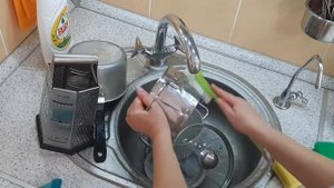 Чистим посуду кальцинированной содой/Самый легкий и быстрый способ