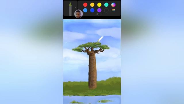 'EyeSMR' Drawing [Baobab Tree] смотреть онлайн