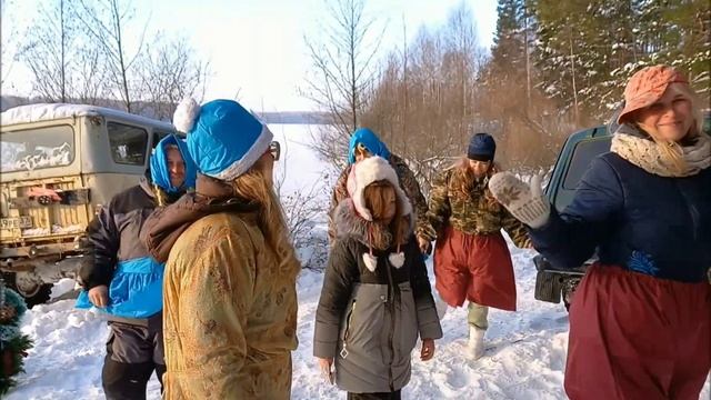 Как снималась "Сказка про Деда Мороза и Снегурочку" смотреть онлайн