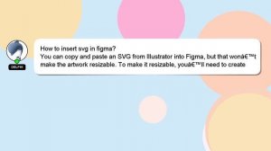 How to insert svg in figma?