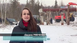 МУП ТС меняет опоры теплосетей