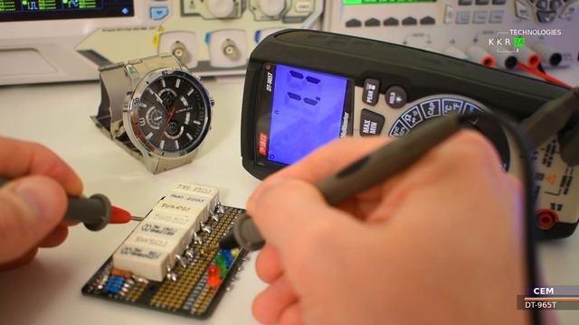 CEM DT-965T Обзор надежного влагозащищенного мультиметра IP67 мультиметер смотреть онлайн