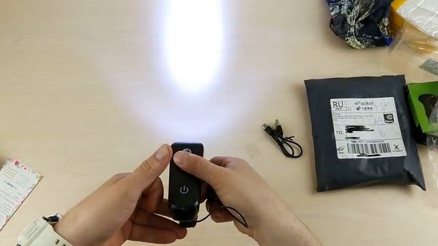 Фонарь на велосипед Deroace USB 350 люмен 140db плюс ПОДАРКИ !!! смотреть онлайн