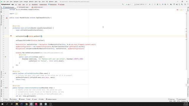 Basic Activity template workaround demo (Android Studio 4.2.2/Java Version) смотреть онлайн