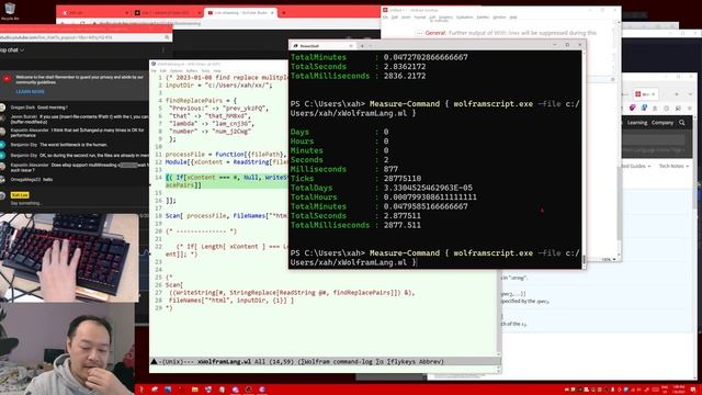 Xah Talk Show 2023-01-08 Python Emacs Lisp WolframLang Speed Comparison ...