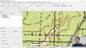 Полуавтоматическая трассировка растровых линий в QGIS
