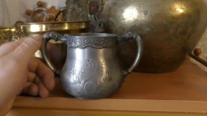 Медные.Латунные.Винтажные.Посуда.Кашпо.Кувшин.Чаша