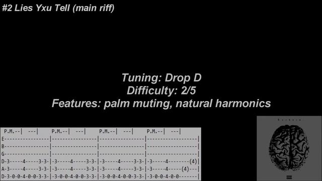 TOP 5 SCARLXRD GUITAR RIFFS (WITH TABS) [part 2] смотреть онлайн