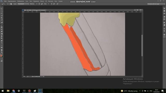 Учимся рисовать в фотошопе ( Photoshop)! Простейший рисунок ,минимум инструментов.