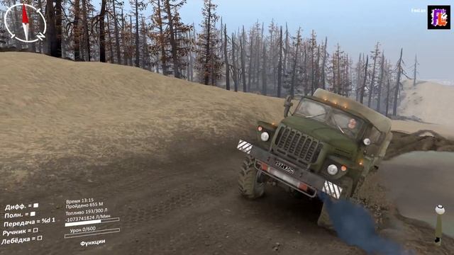 Месим грязь на грузовиках и внедорожниках в Spintires | Обзор игры с бездорожьем для PC Spintires