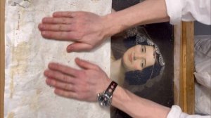 Восстановление картины XIX века.