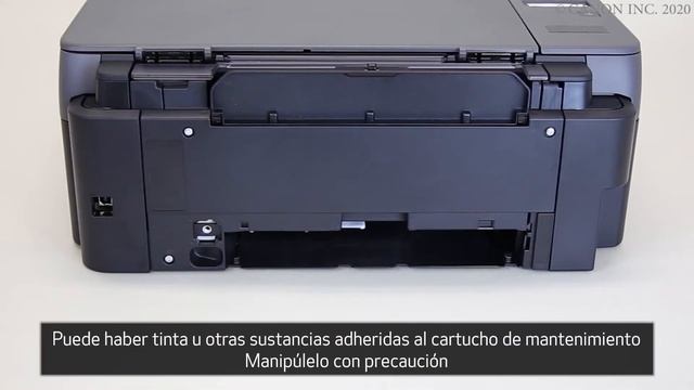 ¿Cómo cambiar el cartucho de mantenimiento para las PIXMA G2160 y G3160? смотреть онлайн