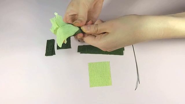Гладиолусы из бумаги.  Мастер-класс. Цветы из гофрированной бумаги.