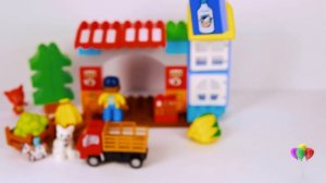 Играем в лего и учим русский алфавит.