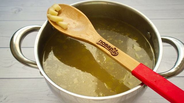 Гречневый суп с баклажанами