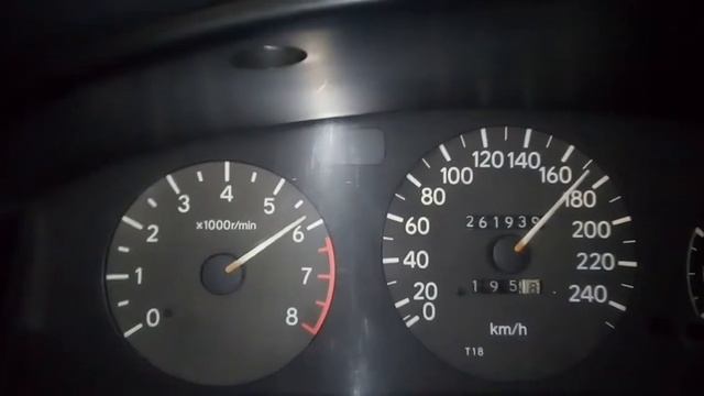 Toyota Corona 4ft Gear 140-180 km/h Acceleration смотреть онлайн