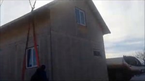Перенос каркасного дома. Комфортный дом для молодой семьи.