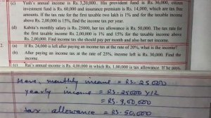 Income Tax ll Class 9 ll Important Question ll IR Simkhada