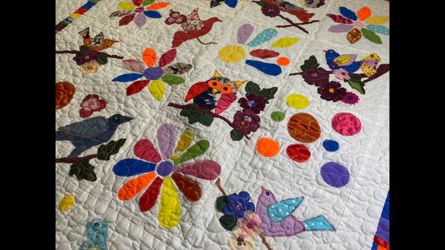 ЛОСКУТНОЕ ОДЕЯЛО С ПТИЧКАМИ 729 смотреть онлайн