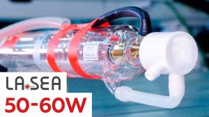 Лазерная трубка СО2 50-60 Ватт, Lasea CL-1000 для ЧПУ станка