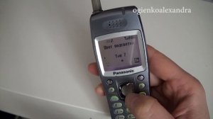 Телефон Panasonic GD93.  Ретрообзор