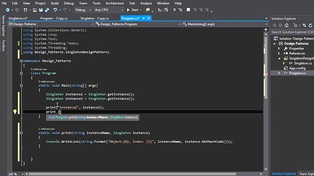 Design Pattern - Singleton ( by Abdullah Abu Hazeem) смотреть онлайн