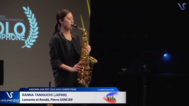SEMIFINAL SAXFEST 2023: Ranna Taniguchi (Japan) plays Lamento et Rondó, Pierre SANCAN смотреть онлайн