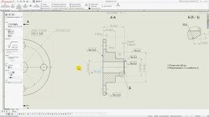 Solidworks. Урок 16.2 Простановка ШЕРОХОВАТОСТИ по ГОСТ ЕСКД - создание чертежа