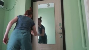 Ремонт в прихожей. Новый шкаф. Цвет стен.