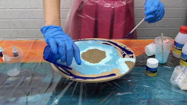 [ МАСТЕР КЛАСС | RESIN ART ] Картина из эпоксидной смолы "ОСТРОВ"