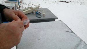 Зима обогрев для пчел.