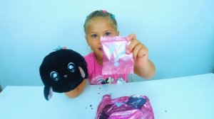 Распаковка модных куколок Na Na Na Surprise с шапками и конфетти ОБЗОР распаковка Сюрприз  КУКЛЫ