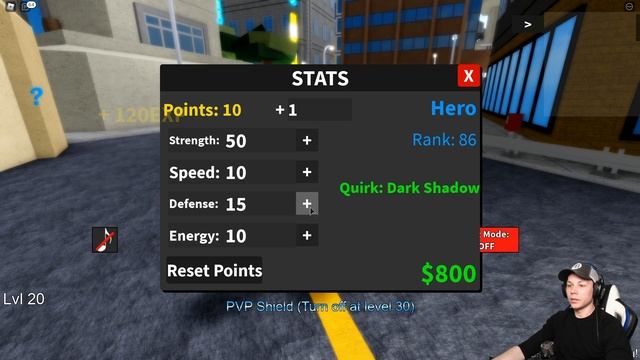 Dark Shadow Quirk My Hero Mania Roblox My Hero Academia Roblox Game! смотреть онлайн