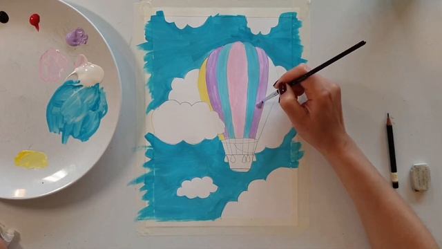 How to draw Balloon || Как нарисовать Воздушный Шар!