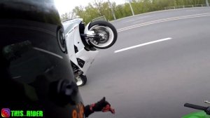 Дневной Прохват НАЗАДНЕМ ВИЛЛИ мотоциклисты МотоМосква MotoLive sportbike