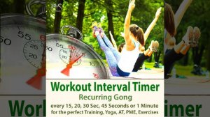 1, 5 Minuten Interval Timer: Recurring Gong Every 90 Seconds for Workout, Yoga, Circuit...