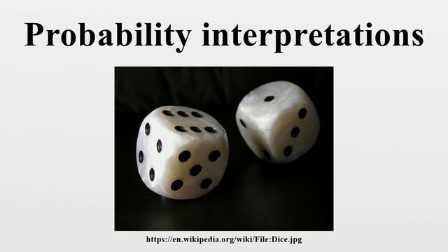 Probability interpretations смотреть онлайн