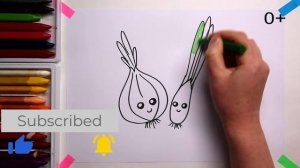 #какнарисовать #ЛУК Уроки Рисования Для Детей #howtodraw #onion #drawforchildren