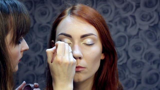 Вечерний макияж в кремовой технике / gold-plum makeup tutorial by Richkova смотреть онлайн